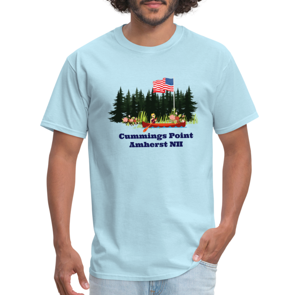 SIE CAPS CUMMINGS POINT AMHERST NH Unisex Classic T-Shirt - powder blue