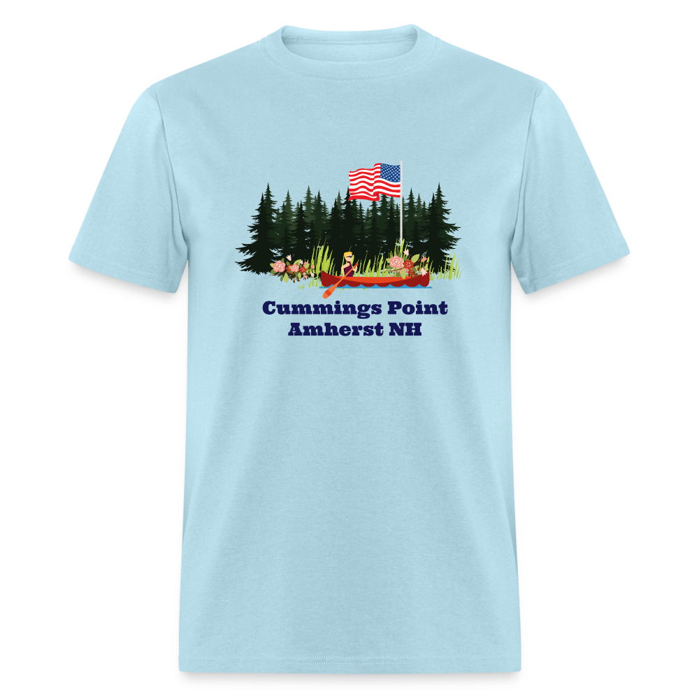 SIE CAPS CUMMINGS POINT AMHERST NH Unisex Classic T-Shirt - powder blue