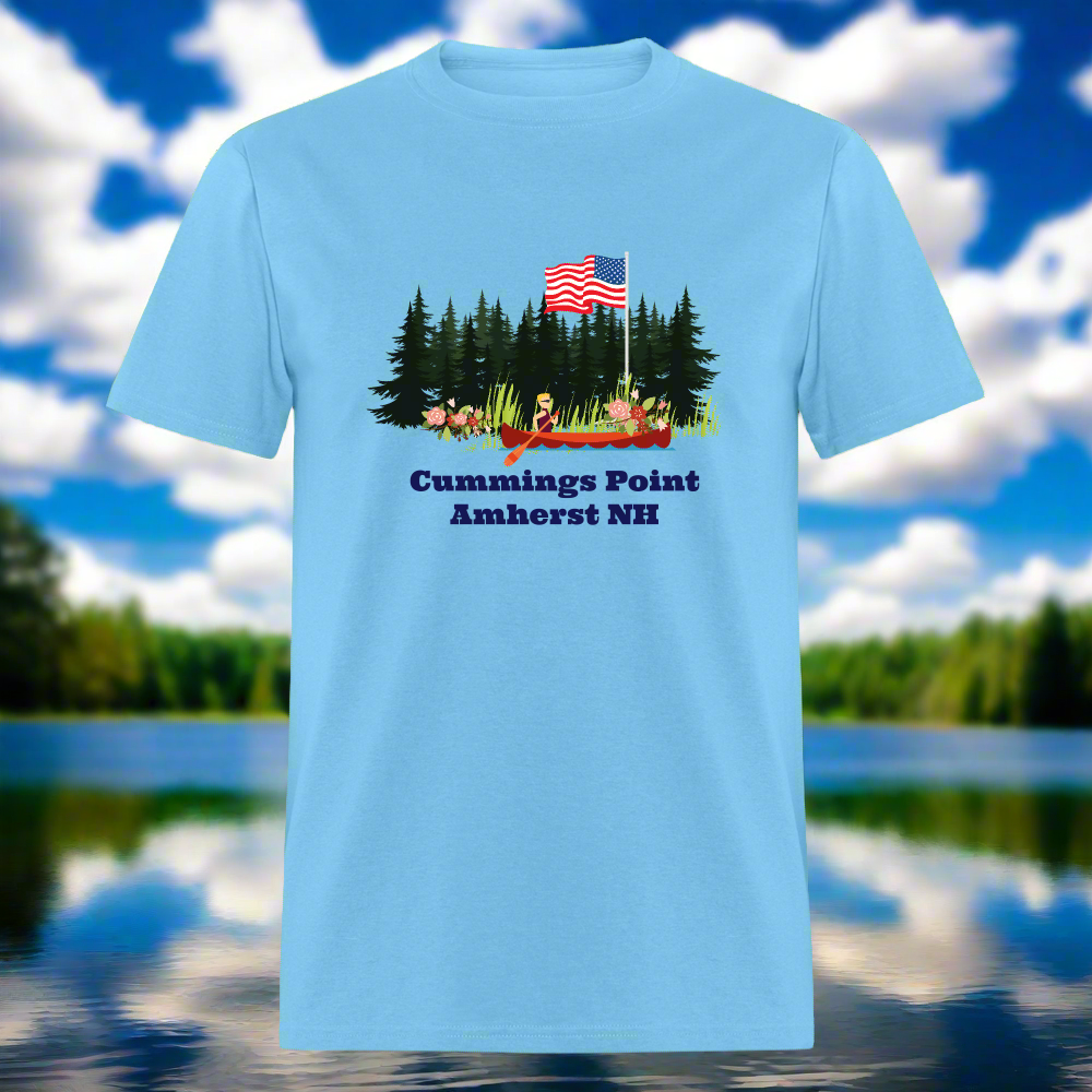 SIE CAPS CUMMINGS POINT AMHERST NH Unisex Classic T-Shirt - aquatic blue