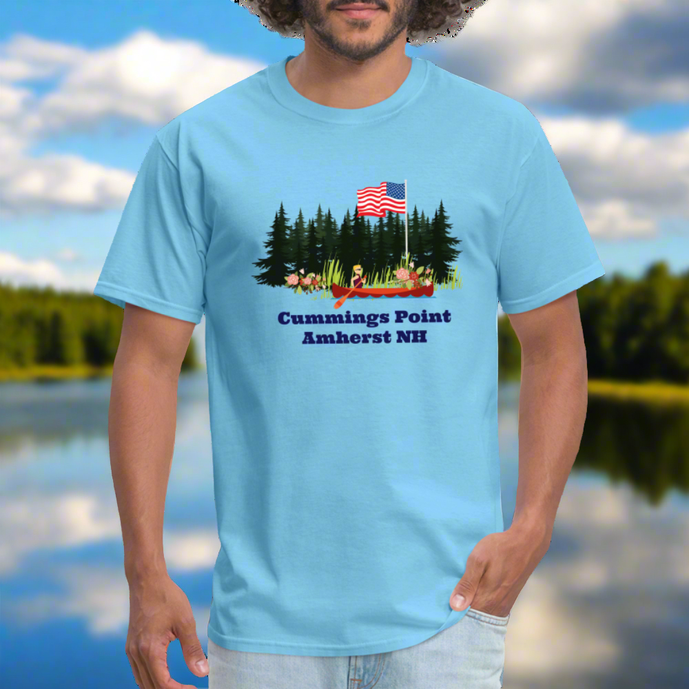 SIE CAPS CUMMINGS POINT AMHERST NH Unisex Classic T-Shirt - aquatic blue