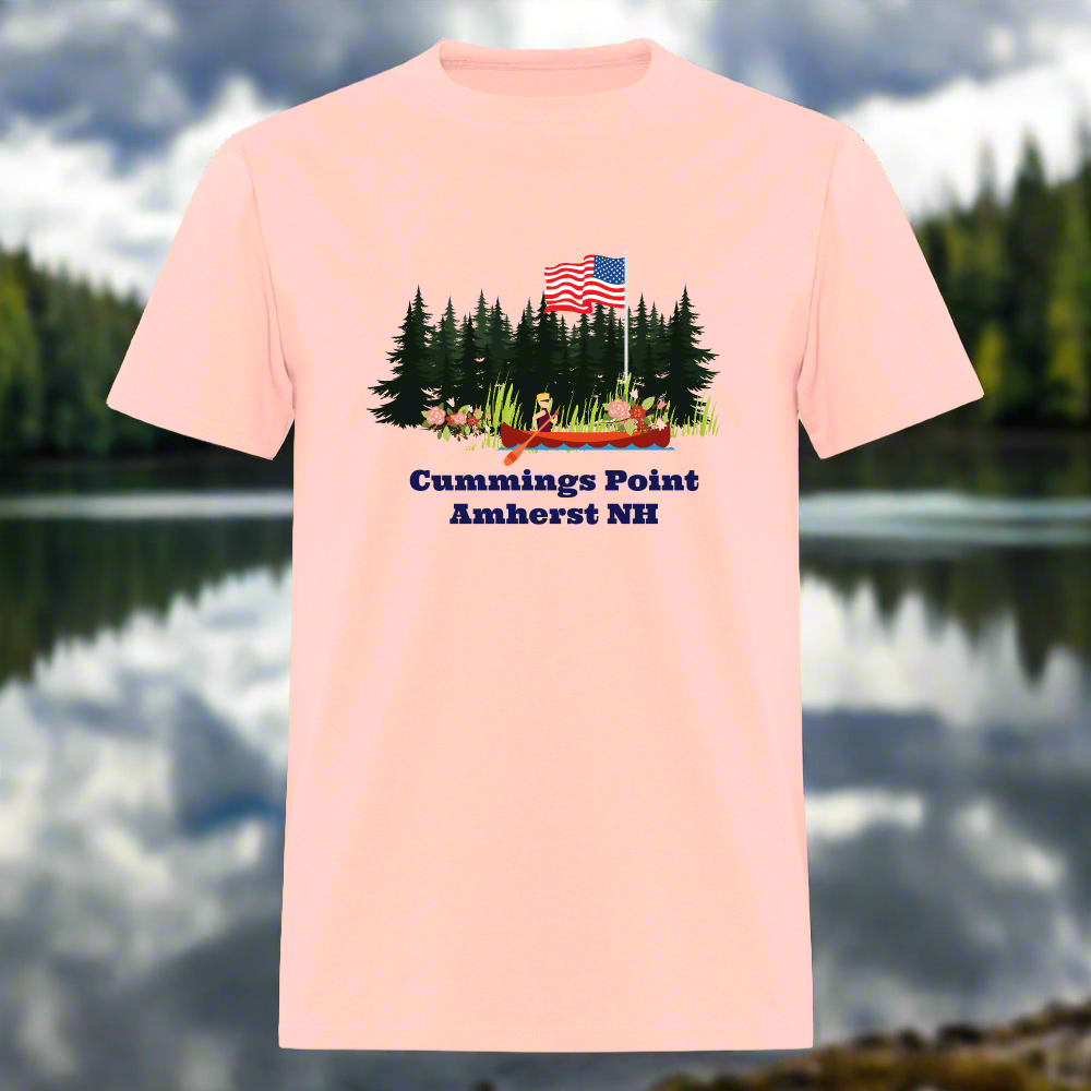 SIE CAPS CUMMINGS POINT AMHERST NH Unisex Classic T-Shirt - blush pink 