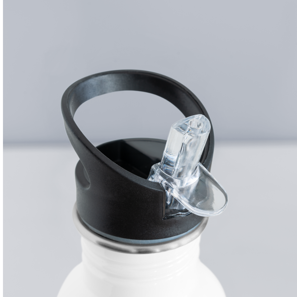SIE CAPS BABOOSIC LAKE Stainless Steel ands Plastic Water BottleWater Bottle - white