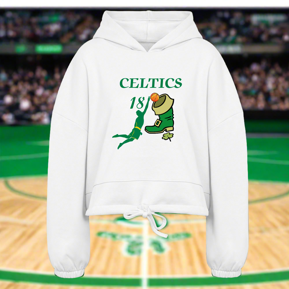 SIE CAPS CELTICS DUNK 18 TRIDI Women’s Cropped Hoodie - white