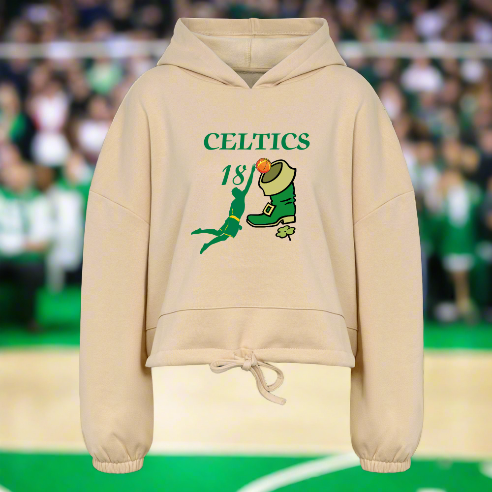 SIE CAPS CELTICS DUNK 18 TRIDI Women’s Cropped Hoodie - nude