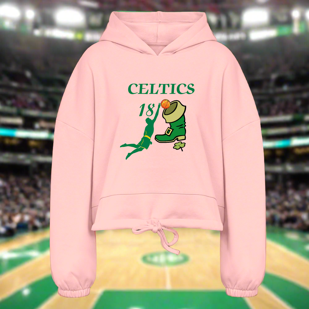 SIE CAPS CELTICS DUNK 18 TRIDI Women’s Cropped Hoodie - light pink