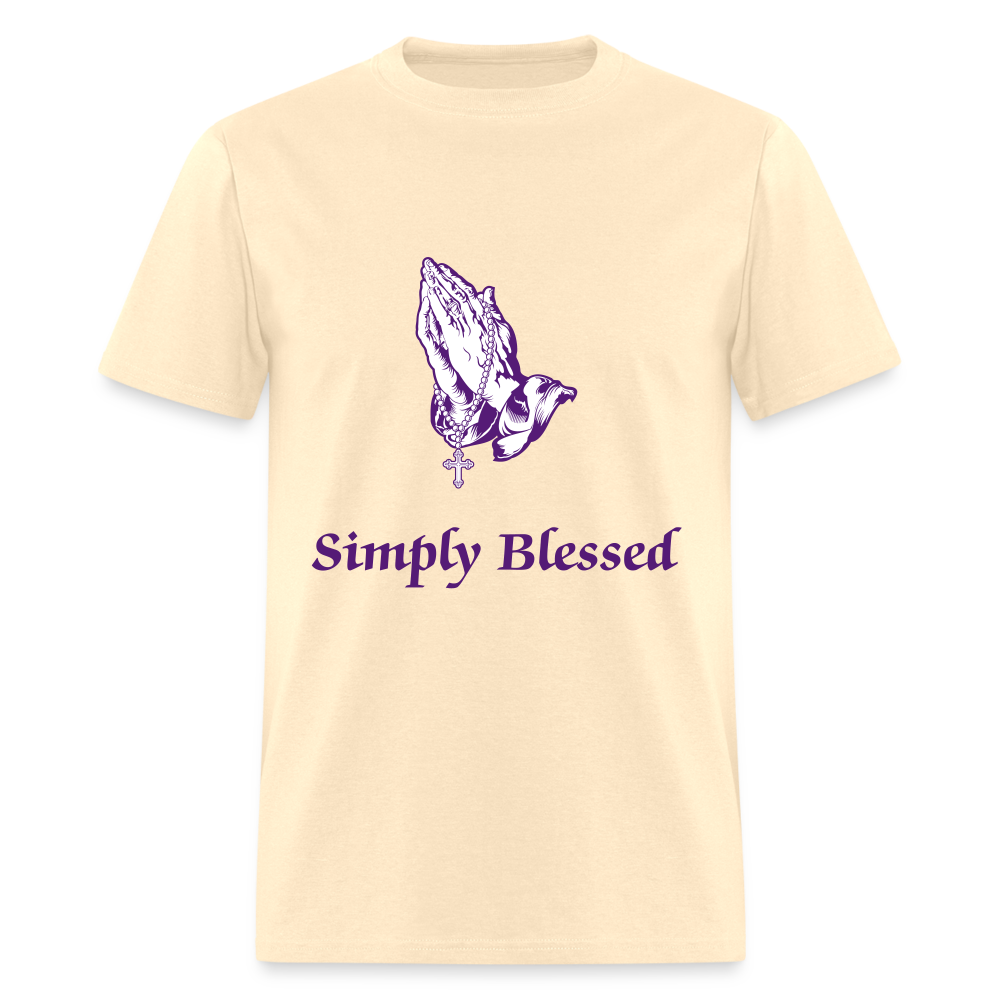 SIE CAPS SIMPLY BLESSED Unisex Classic T-Shirt - natural