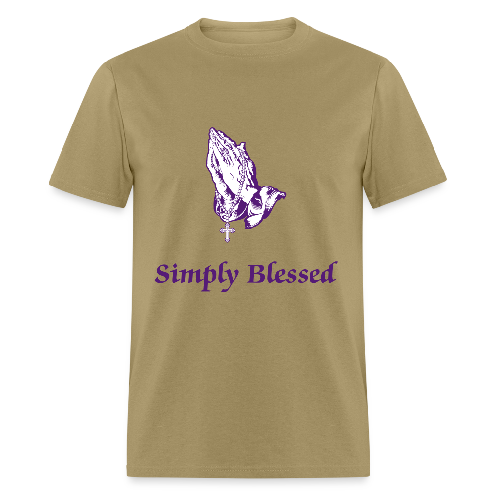 SIE CAPS SIMPLY BLESSED Unisex Classic T-Shirt - khaki