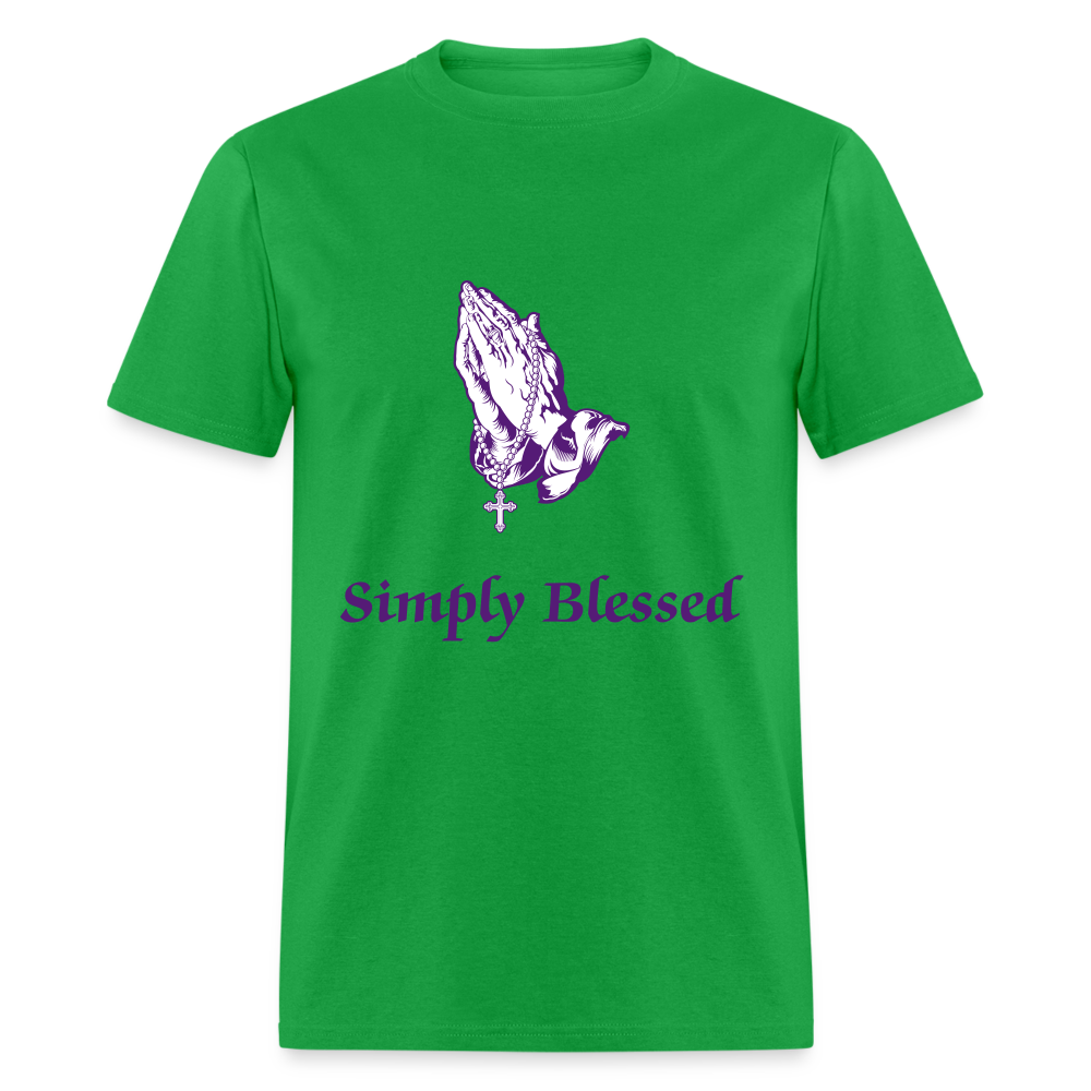 SIE CAPS SIMPLY BLESSED Unisex Classic T-Shirt - bright green