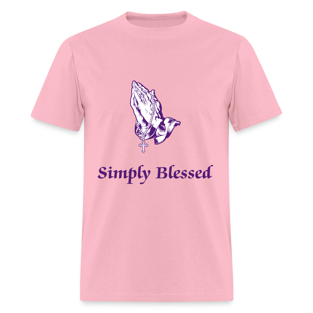 SIE CAPS SIMPLY BLESSED Unisex Classic T-Shirt - pink