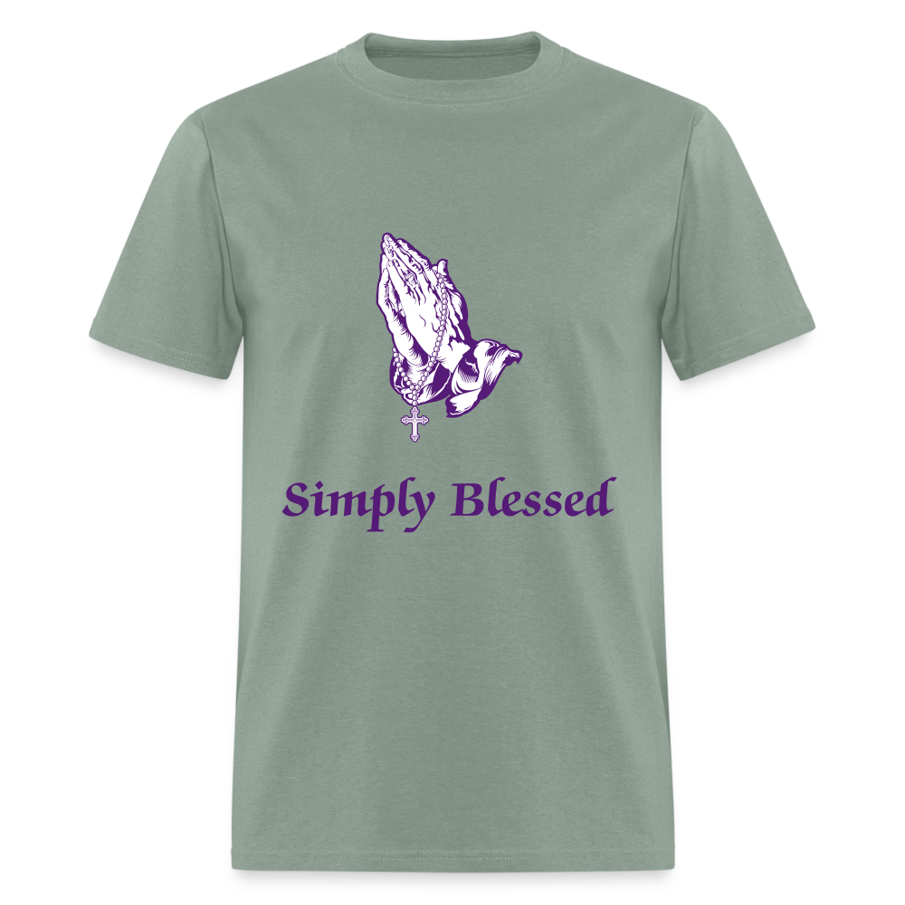 SIE CAPS SIMPLY BLESSED Unisex Classic T-Shirt - sage