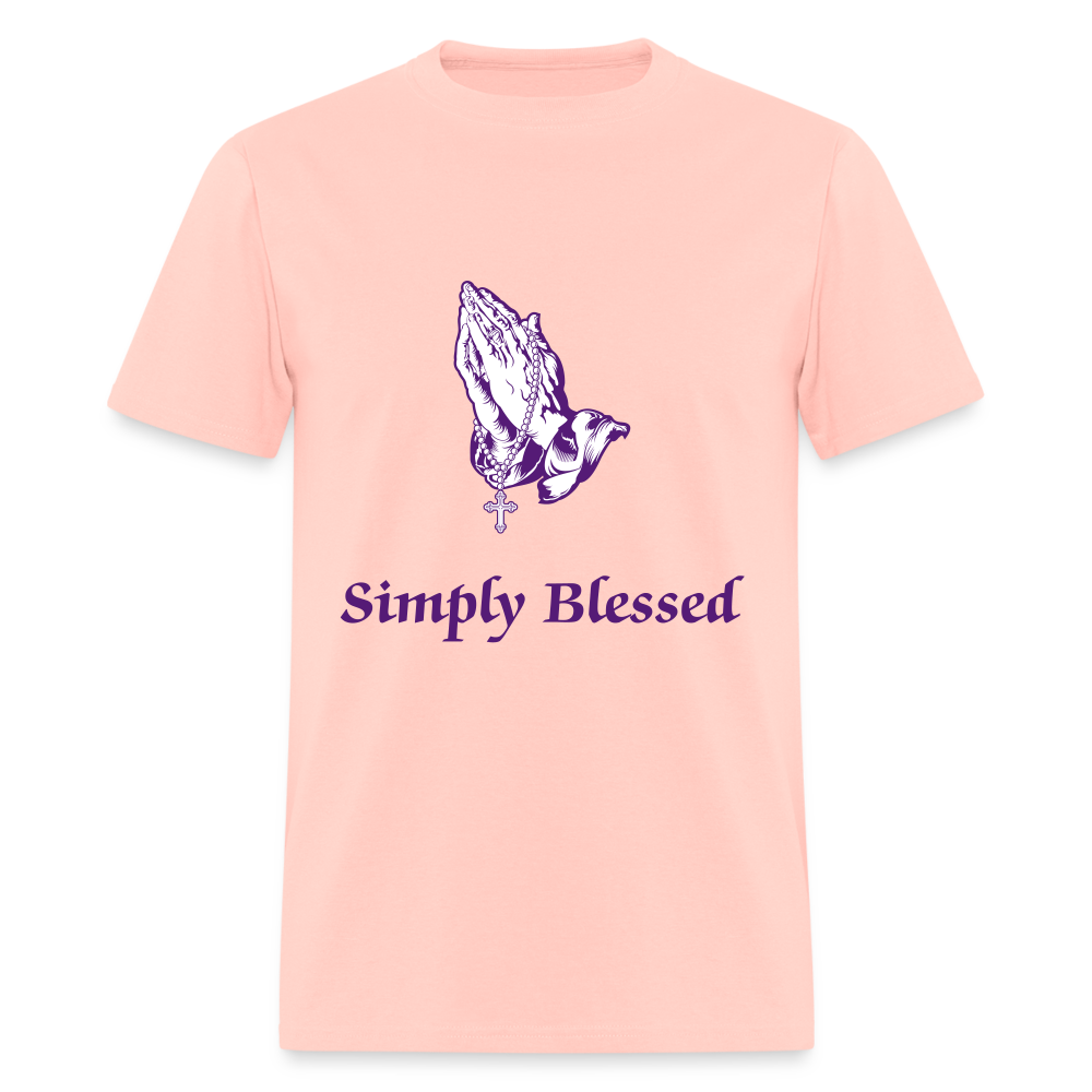 SIE CAPS SIMPLY BLESSED Unisex Classic T-Shirt - blush pink 