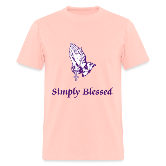 SIE CAPS SIMPLY BLESSED Unisex Classic T-Shirt - blush pink 