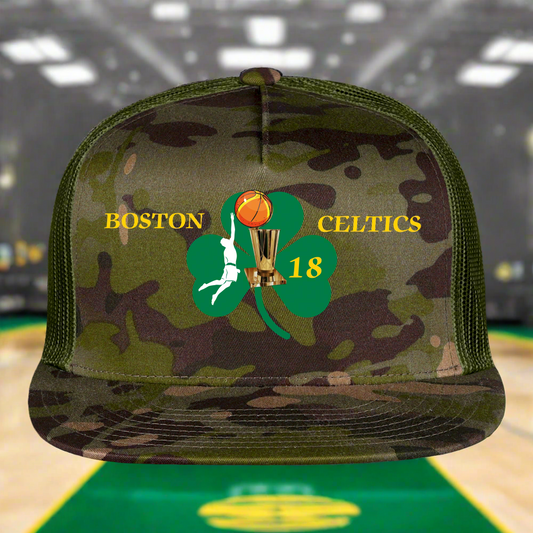 SIE CAPS CETICS DUNK 18 TROPHY Camo Snapback Trucker Cap - MultiCam\green