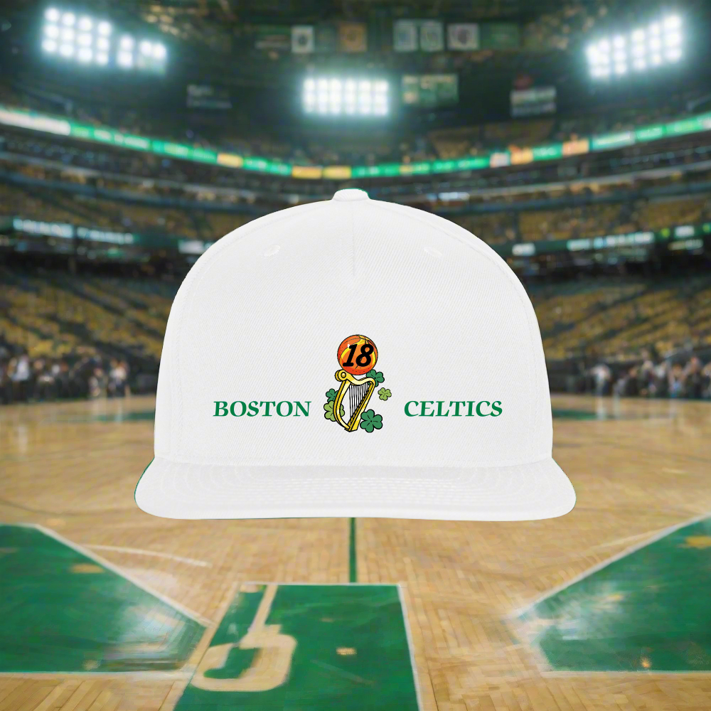 SIE CAPS CELTICS 18 Authentic Snapback Baseball Cap - white