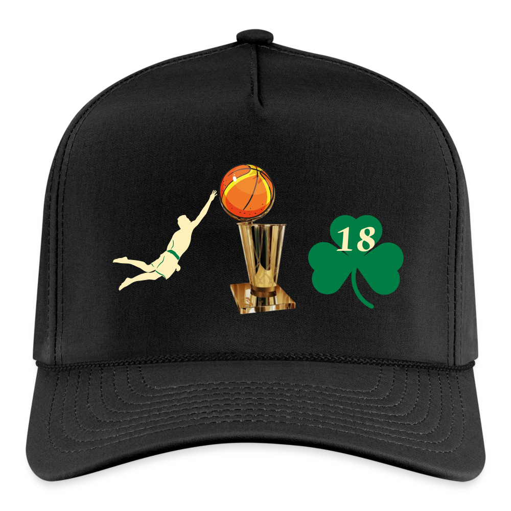 SIE CAPS CELTICS 18 TROPHY Iconic Imperial Rope Cap - black/black