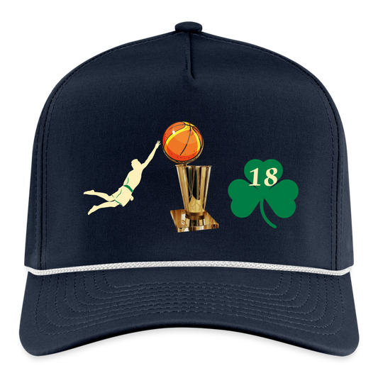 SIE CAPS CELTICS 18 TROPHY Iconic Imperial Rope Cap - navy/white