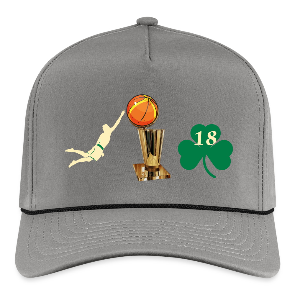 SIE CAPS CELTICS 18 TROPHY Iconic Imperial Rope Cap - gray/black