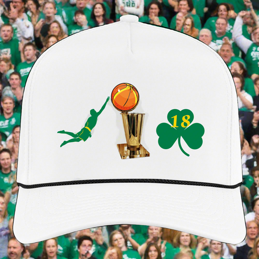 SIE CAPS CELTICS DUNK 18 TROPHY Iconic Imperial Rope Cap - white/black