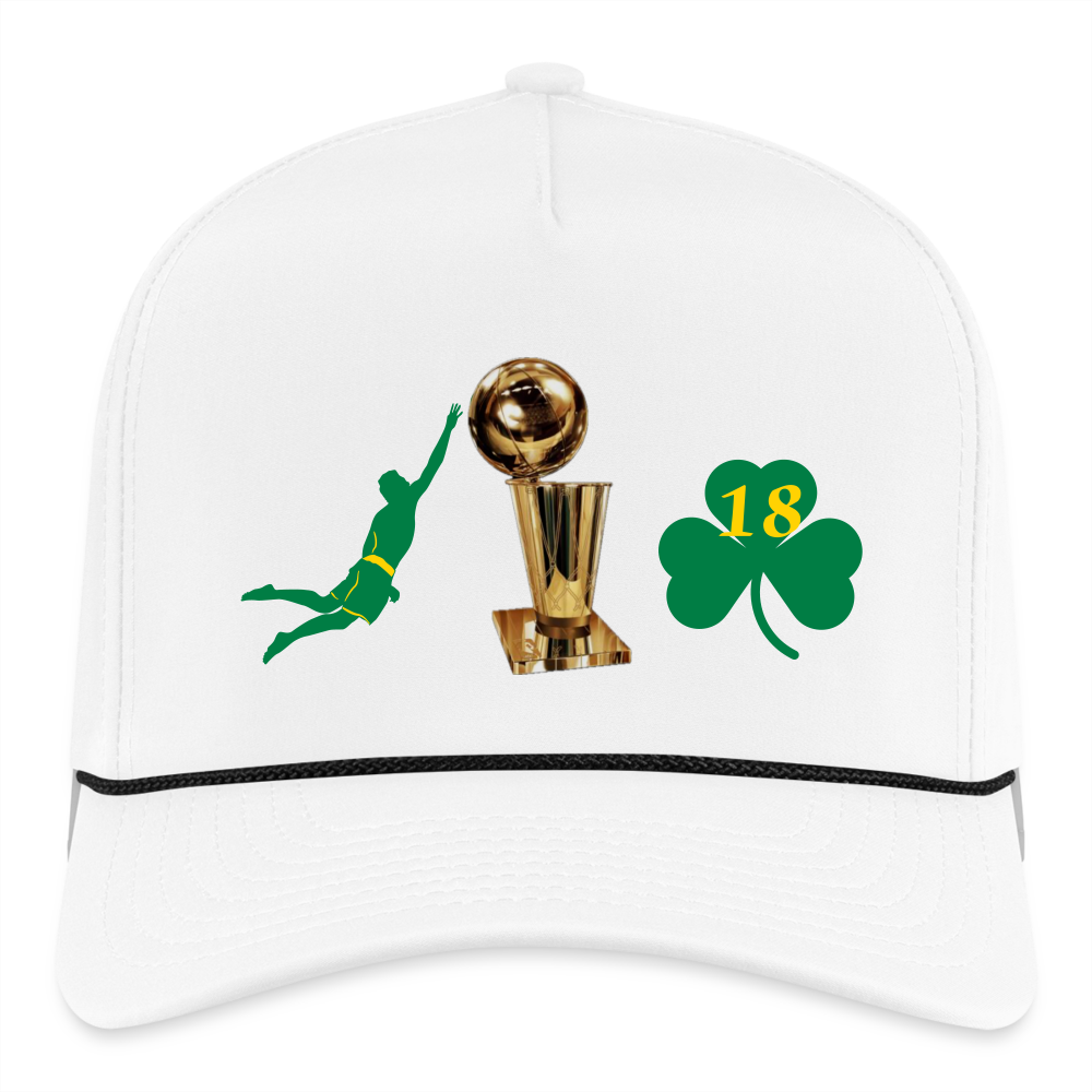 SIE CAPS CELTICS DUNK 18 TROPHY Iconic Imperial Rope Cap - white/black