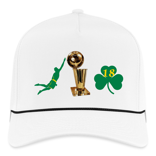 SIE CAPS CELTICS DUNK 18 TROPHY Iconic Imperial Rope Cap - white/black