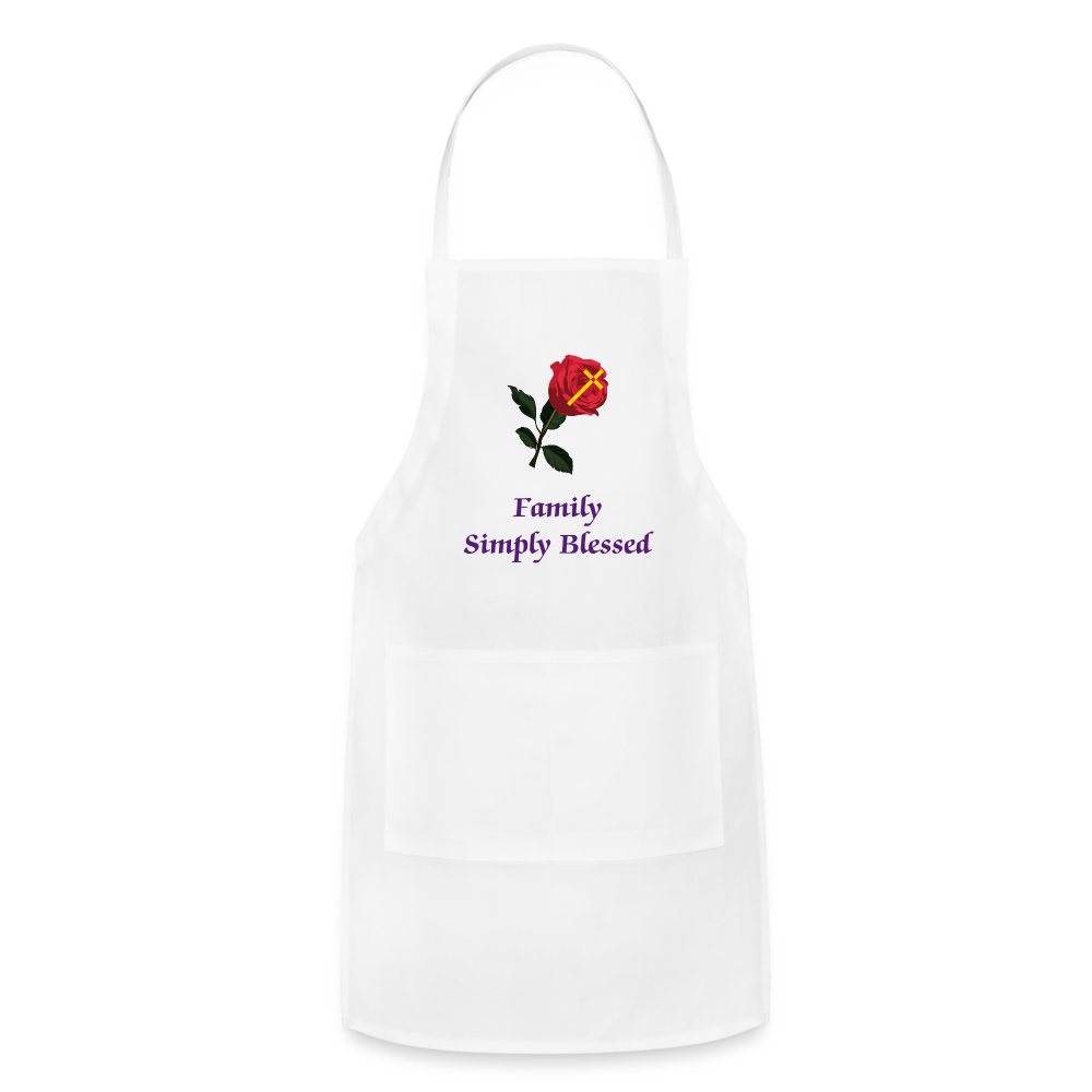 SIE CAPS FAMILY SIMPLY BLESSED Adjustable Apron - white