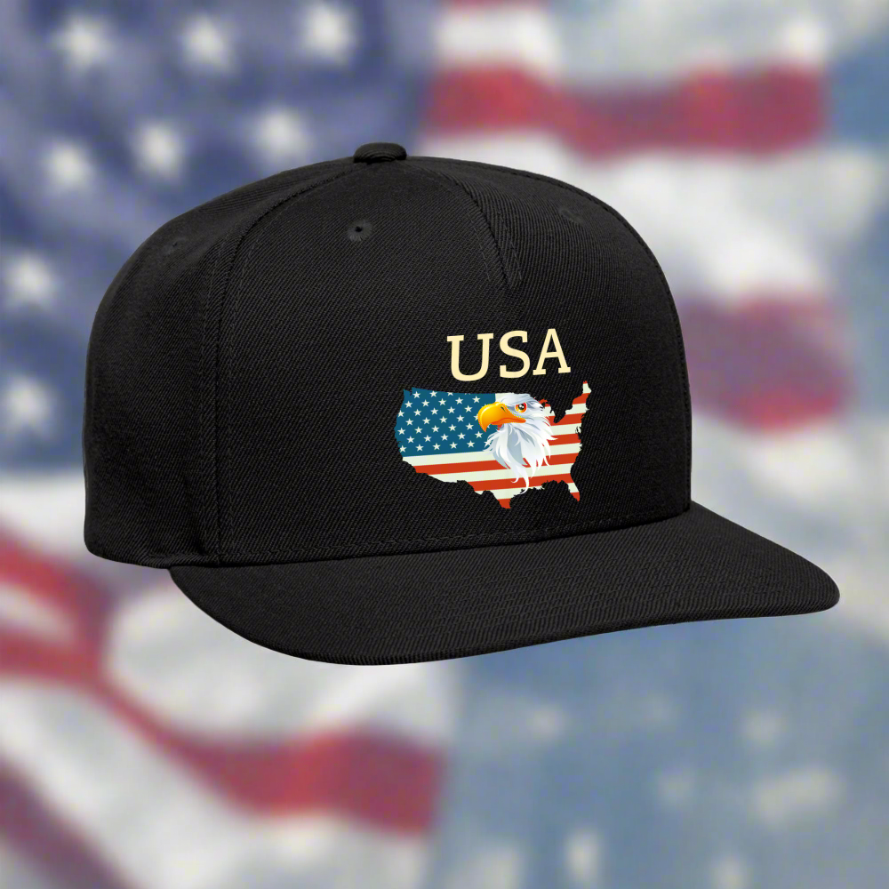 SIE CAPS USA Authentic Snapback Baseball Cap - black