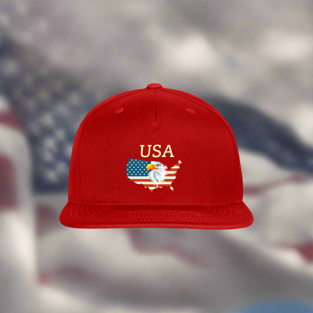 SIE CAPS USA Authentic Snapback Baseball Cap - red