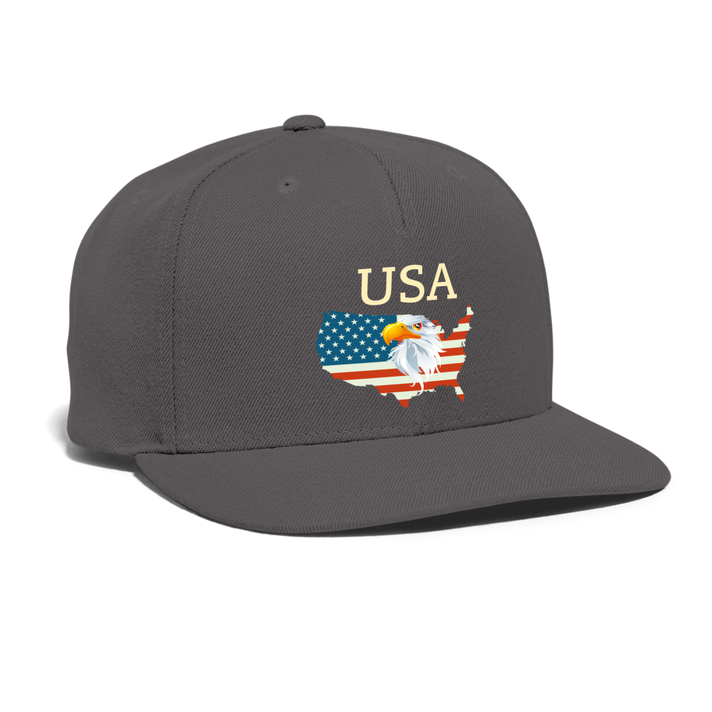 SIE CAPS USA Authentic Snapback Baseball Cap - dark grey