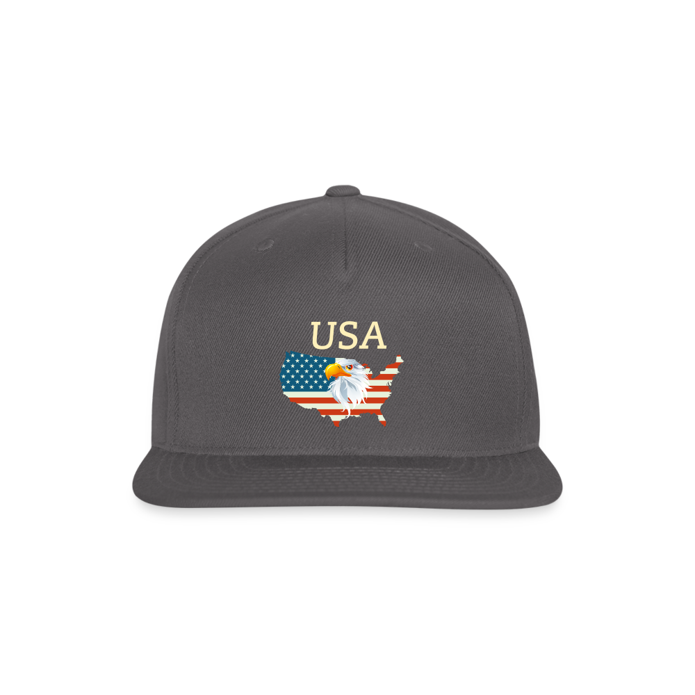 SIE CAPS USA Authentic Snapback Baseball Cap - dark grey