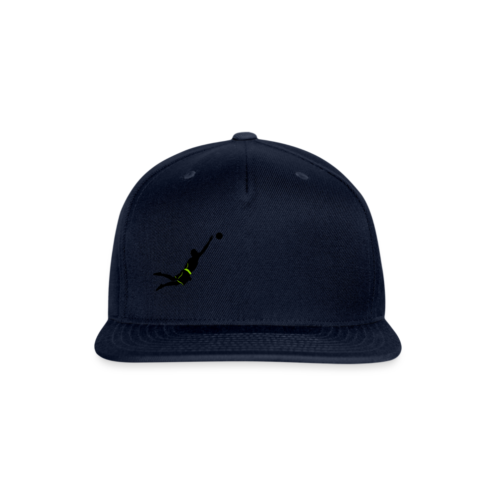 SIE CAPS JUMP BALL Authentic Snapback Baseball Cap Snapback Baseball Cap - navy