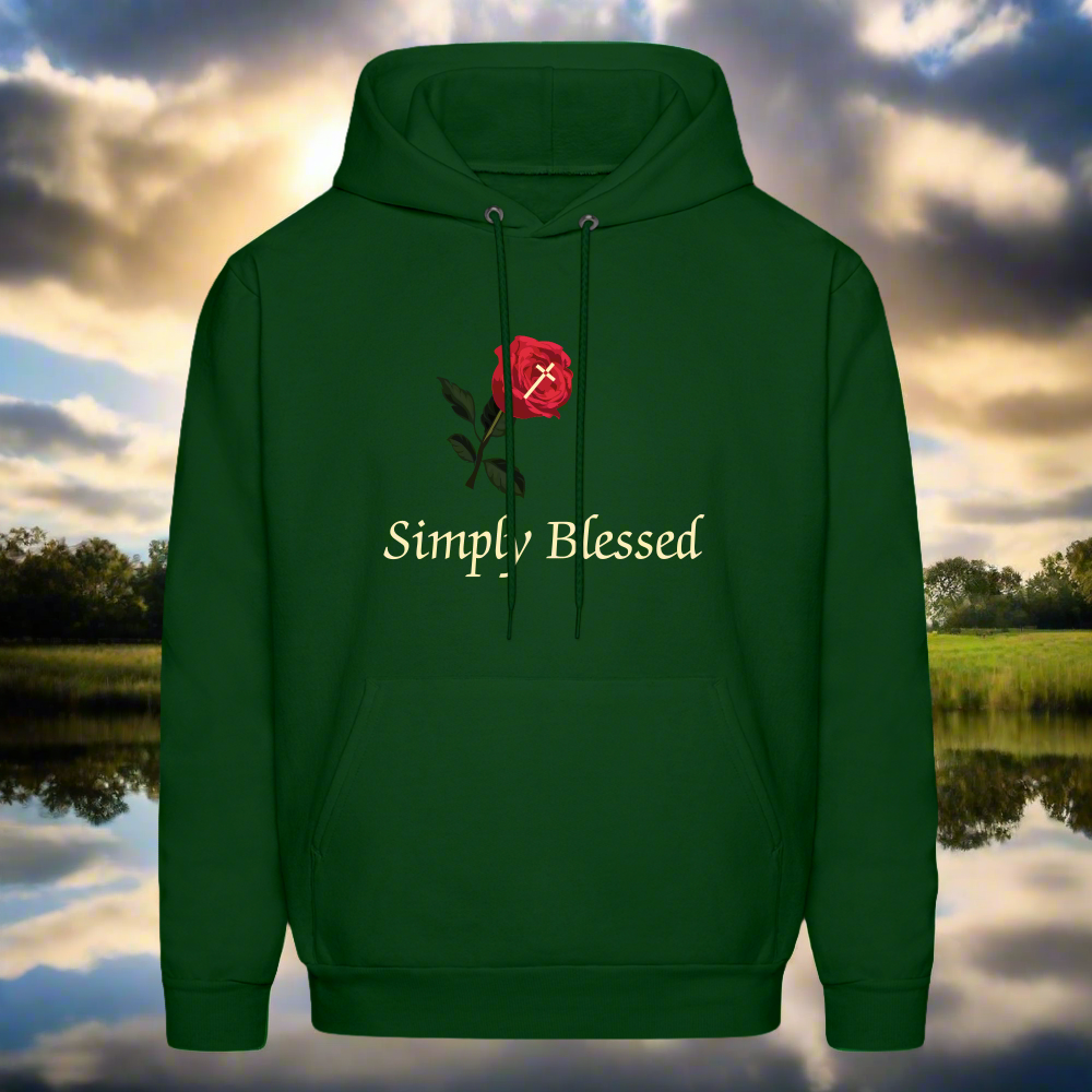 SIE CAPS SIMPLY BLESSED Men's Hoodie - forest green