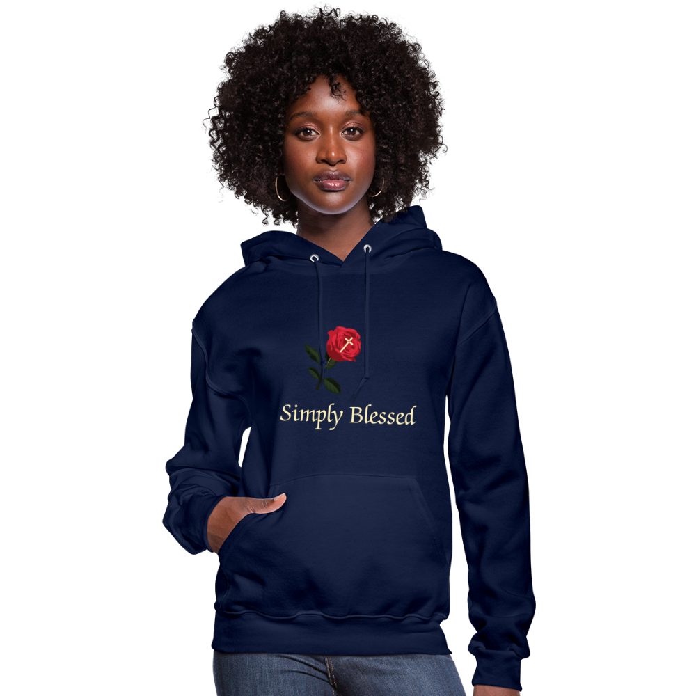 SIE CAPS Jerzees Women's Hoodie - navy