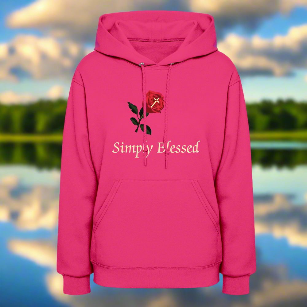 SIE CAPS Jerzees Women's Hoodie - fuchsia