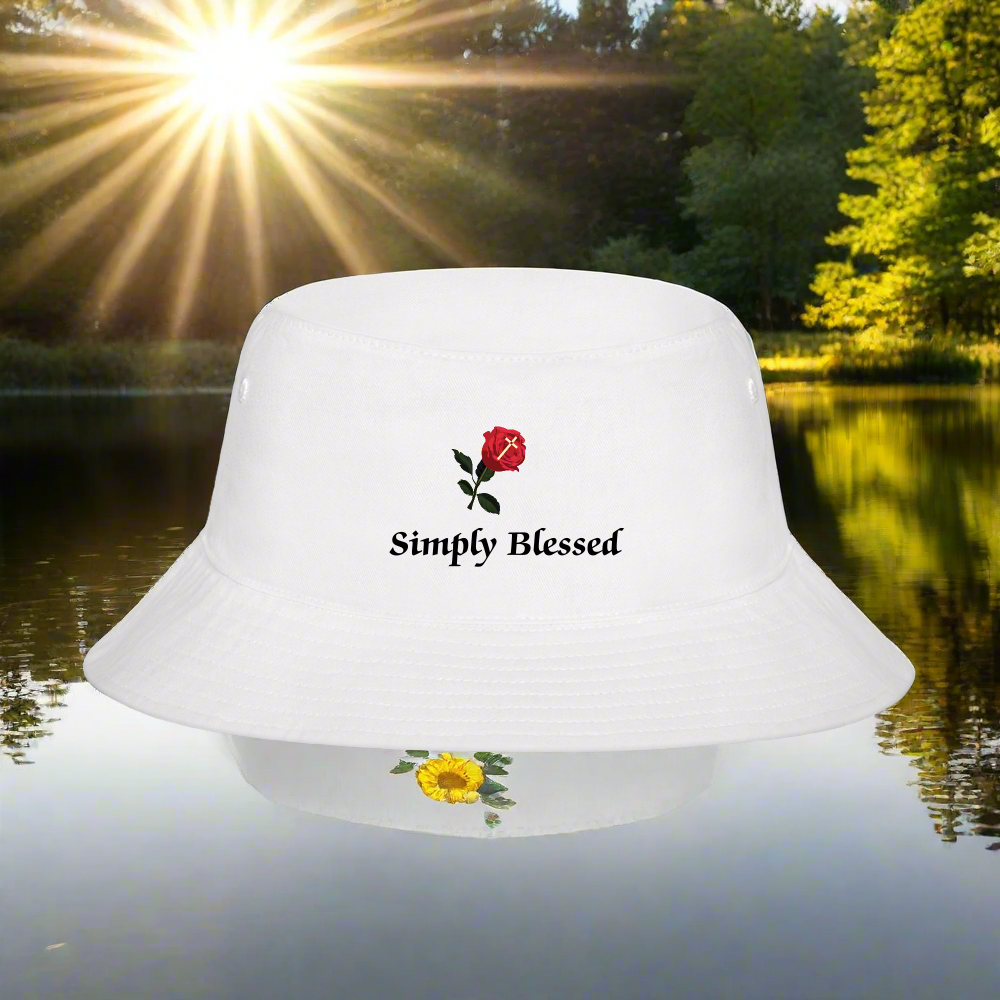 SIE CAPS SIMPLY BLESSED Bucket Hat - white