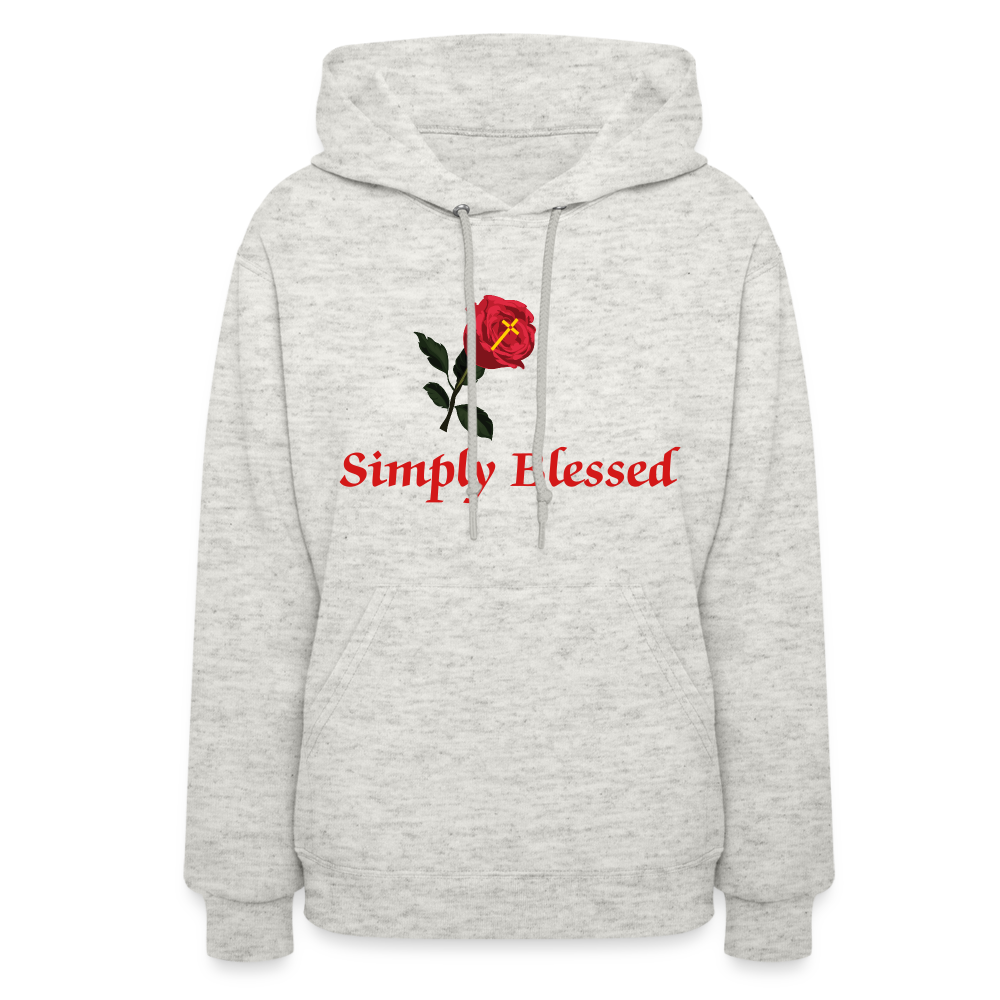 Women's Hoodie - heather oatmeal