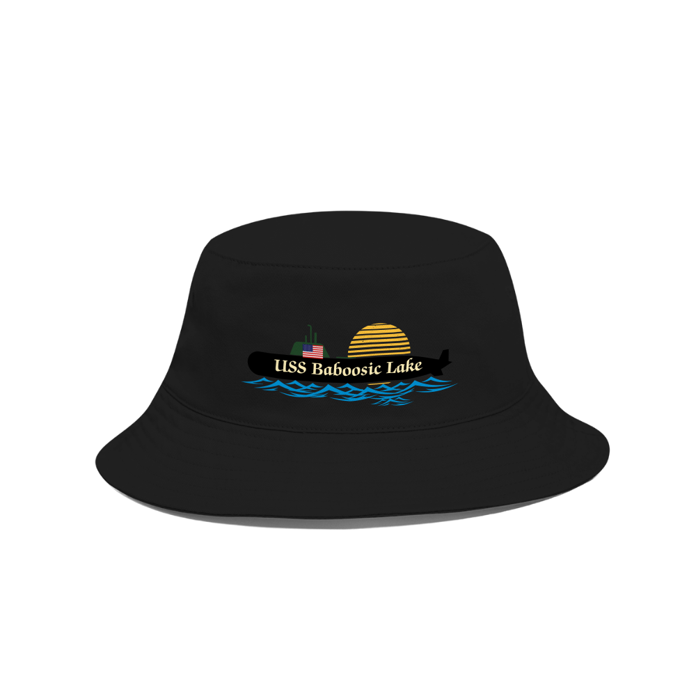 SIE CAPS USS BABOOSIC LAKE Bucket Hat - black