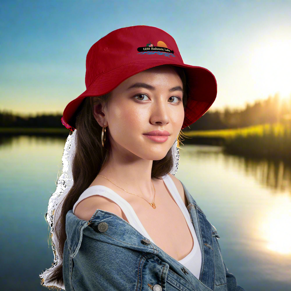 SIE CAPS USS BABOOSIC LAKE Bucket Hat - red