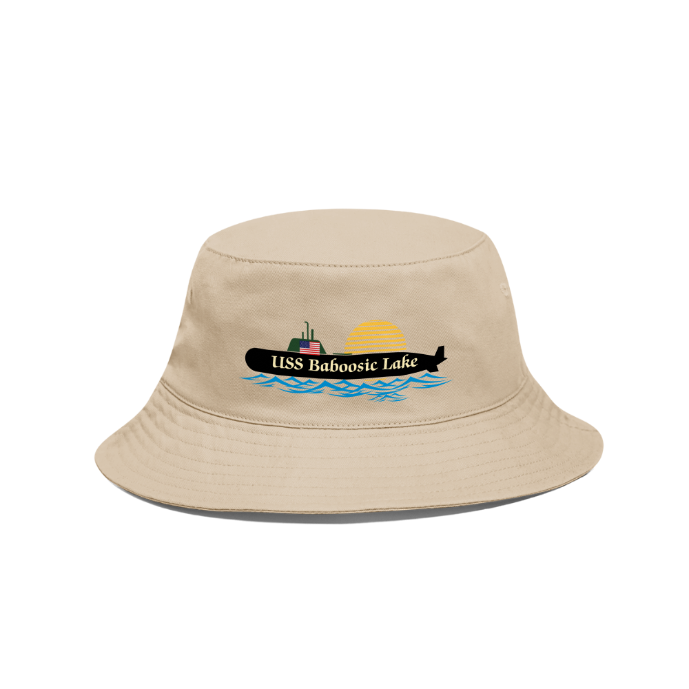 SIE CAPS USS BABOOSIC LAKE Bucket Hat - cream