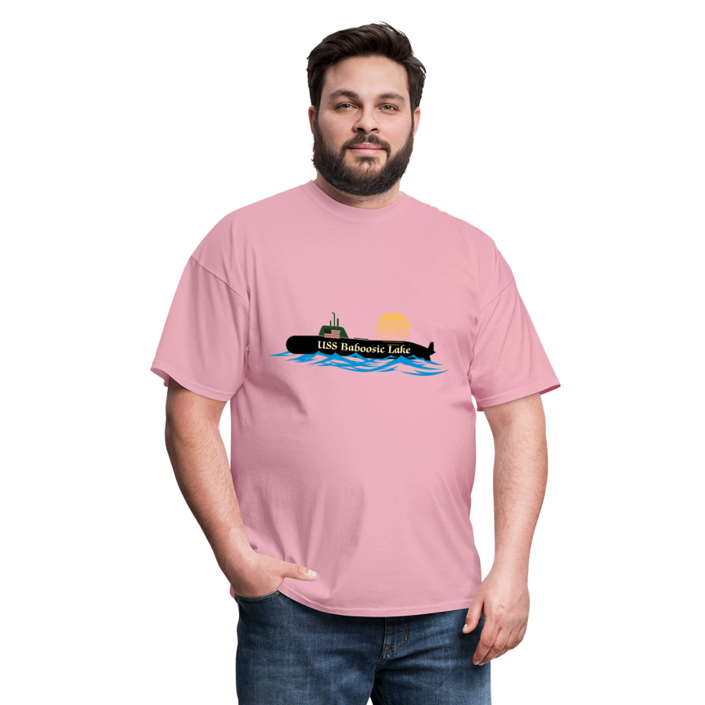 SIE CAPS USS BABOOSIC LAKE Hanes Unisex Classic T-Shirt - pink