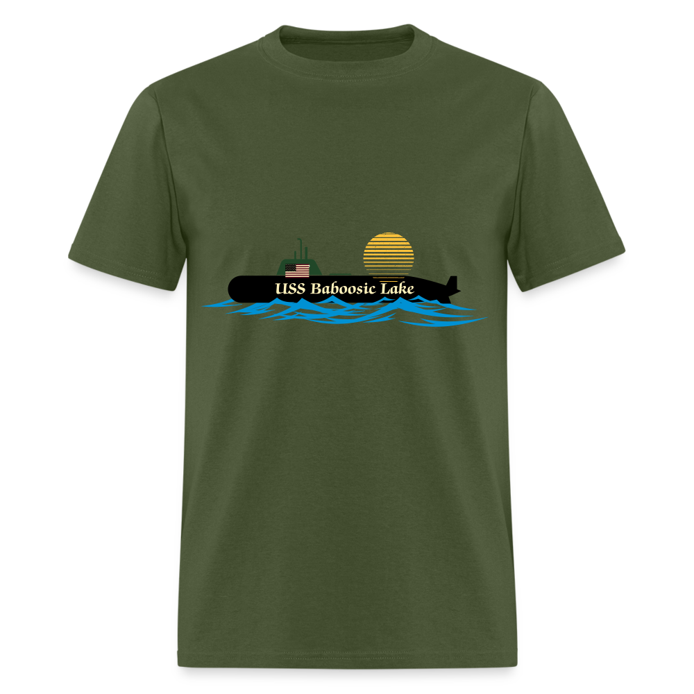 SIE CAPS USS BABOOSIC LAKE Hanes Unisex Classic T-Shirt - military green