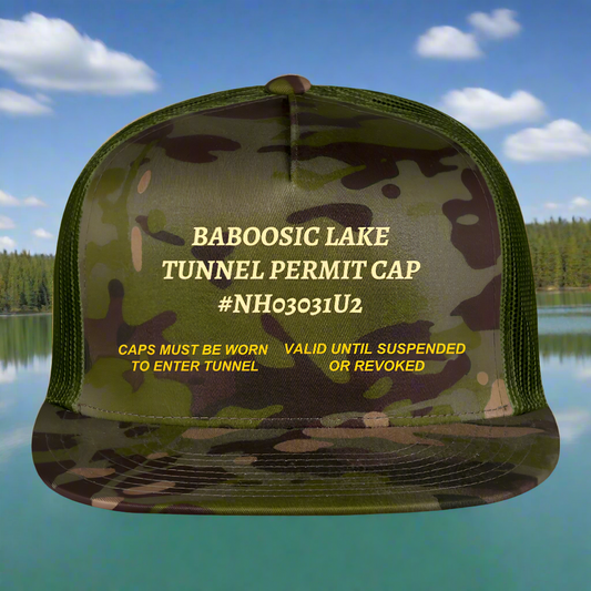 SIE CAPS Baboosic Lake Tunnel Permit Cap - MultiCam\green