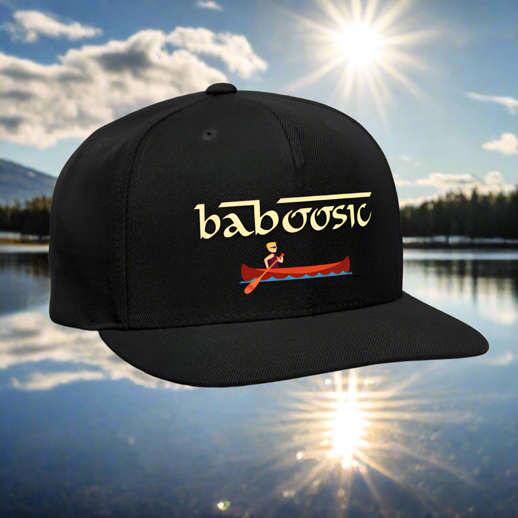 SIE CAPS BABOOSIC Authentic Snapback Baseball Cap - black