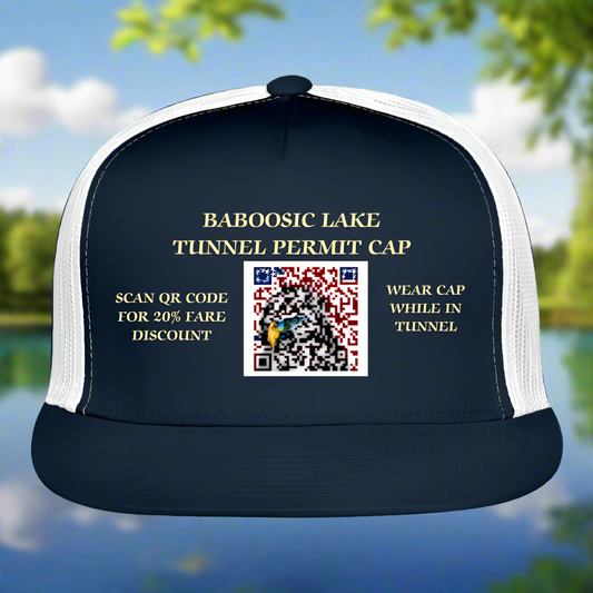 S[E CAPS BABOOSIC LAKE TUNNEL PERMITS CAP - navy/white