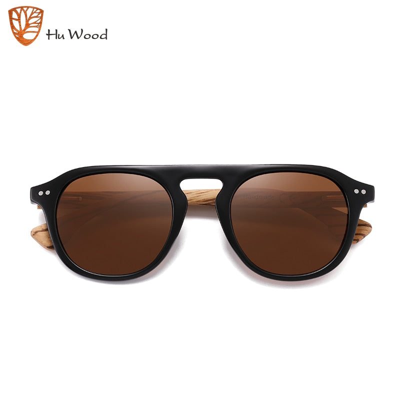 Hu Wood Super Stylish Wood Brand Classic Sunglasses