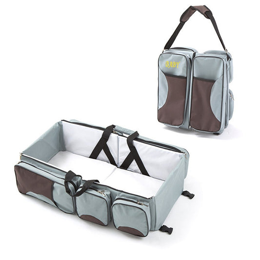 Multifunctional Large Capacity Portable Baby Crib and Changing Station