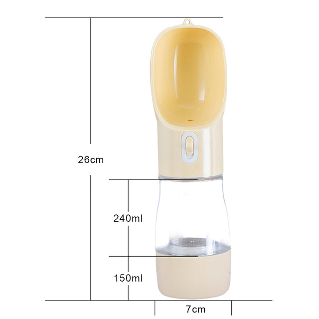 Pet Dog Water Bottle & Feeder