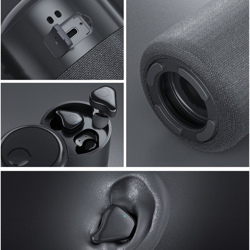 Mini Bluetooth Speaker 2 in 1, Bluetooth earphone and speaker.