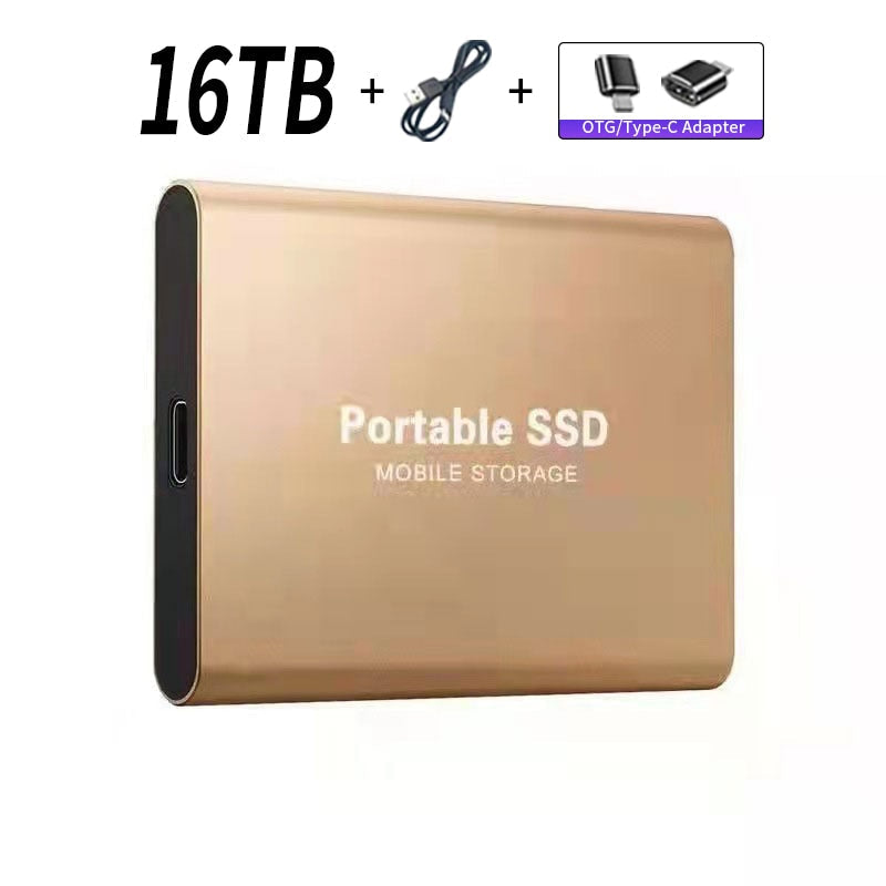 Portable SSD Mobile Storage 1 to 16 Terabyte Fantastic Value "From $18.00""