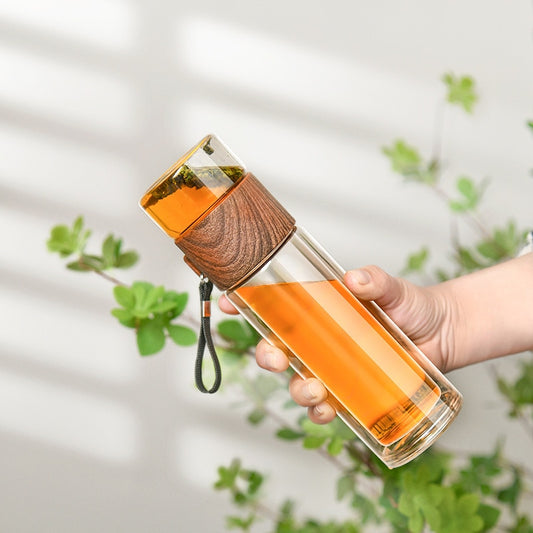 Portable Double Wall Thermal Beverage Bottle