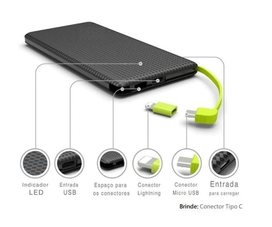 Power Bank 10,000 mAh Portable Charger